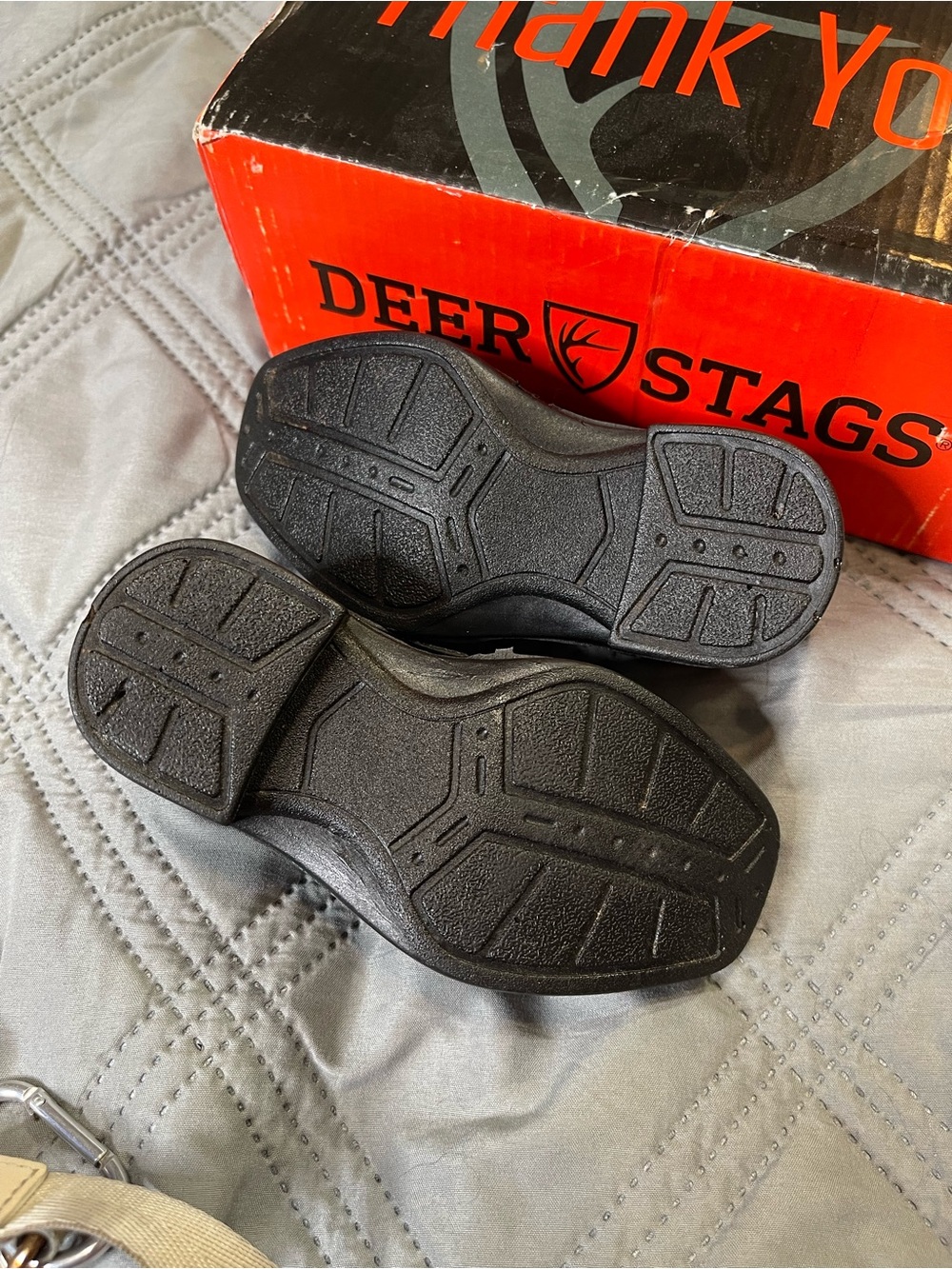 Deer Stags Boys' Wise Dress Comfort Slip-On Loafer Black / 5.5 Toddler / Medium - Picture 7 of 9